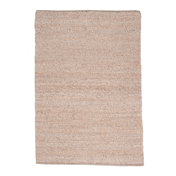 Wollen vloerkleed - Brilliant Beige/Zand - 1