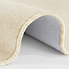 Rond Effen vloerkleed - Penny Creme