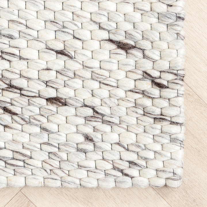 Wollen vloerkleed - Melange Creme Gemeleerd - 5