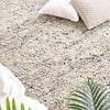 Hoogpolig Wollen vloerkleed - Royal Creme / Grijs Gemeleerd