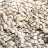 Hoogpolig Wollen vloerkleed - Royal Creme / Grijs Gemeleerd