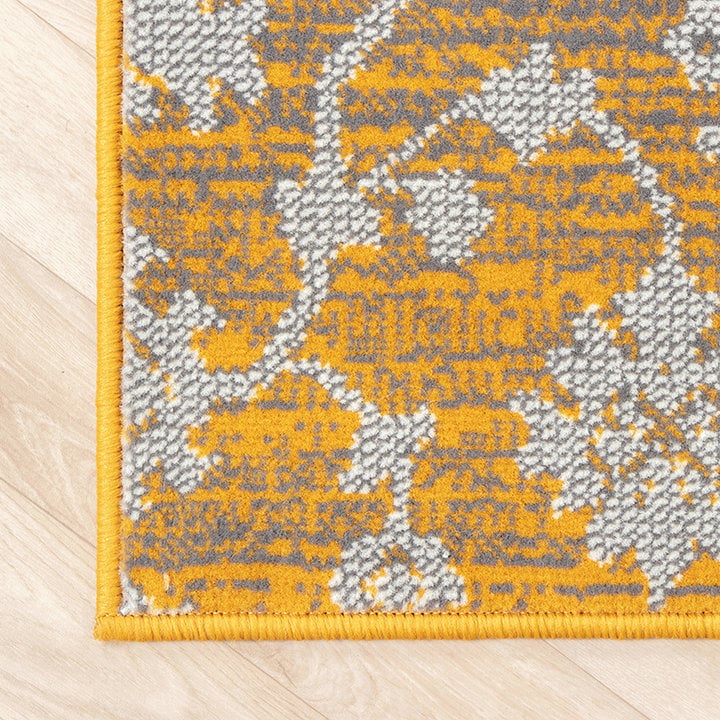 Patchwork vloerkleed - Famous Oker Geel - 5