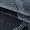 Modern vloerkleed - Streaky Path Zwart Grijs