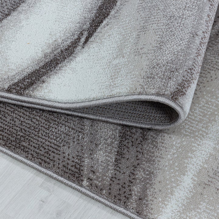 Modern vloerkleed - Streaky Current Bruin/Beige - 4