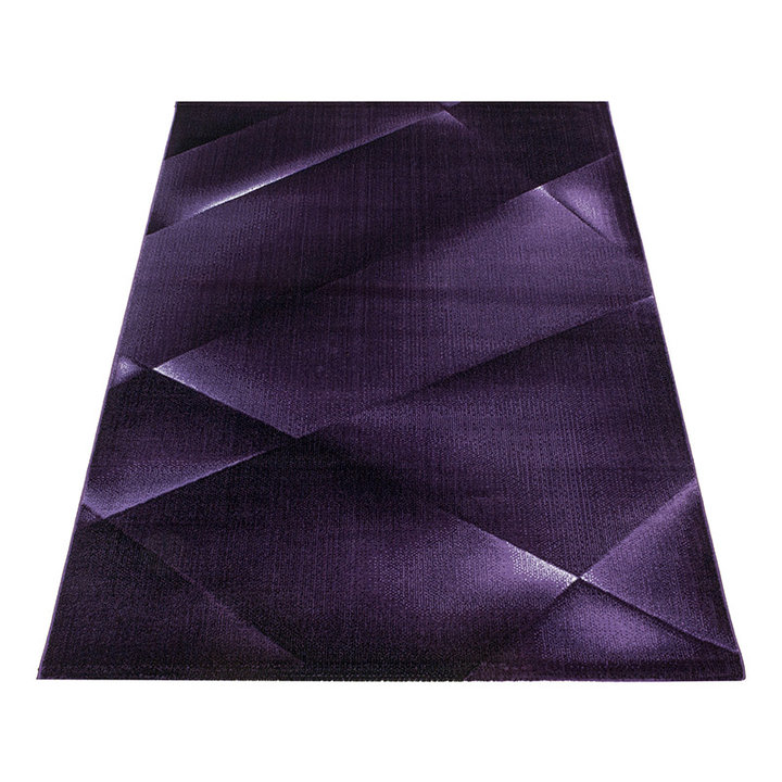 Modern vloerkleed - Streaky Design Paars - 2