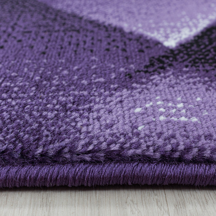 Modern vloerkleed - Streaky Design Paars - 3