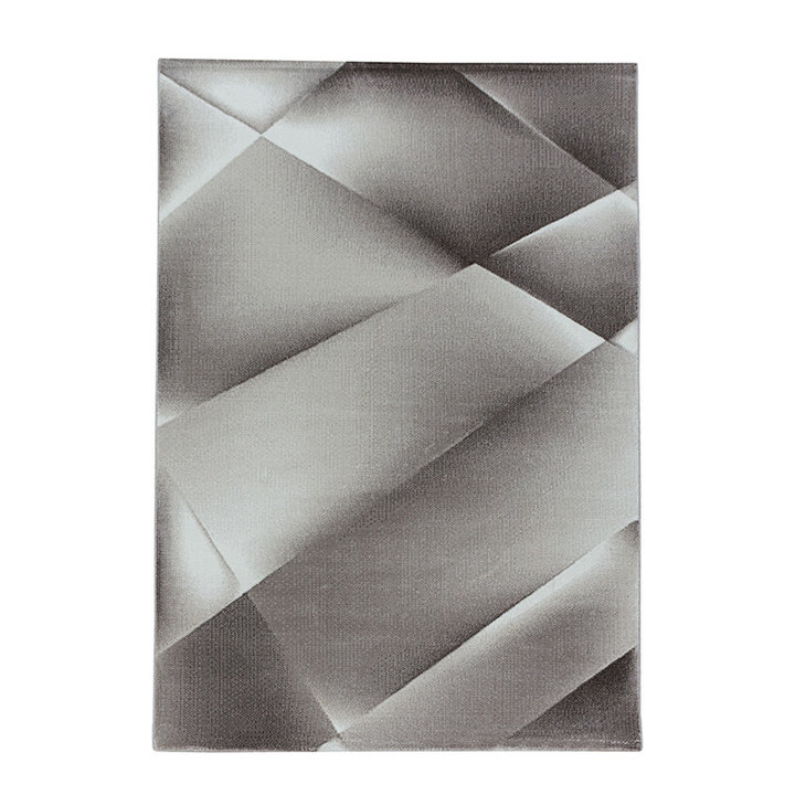 Modern vloerkleed - Streaky Design Bruin - 1