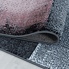 Modern vloerkleed - Streaky Box Grijs/Roze