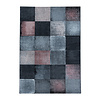 Modern vloerkleed - Streaky Box Grijs/Roze
