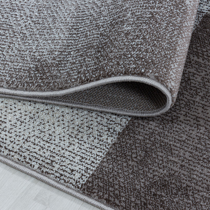 Modern vloerkleed - Streaky Box Bruin/Beige - 4
