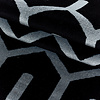 Modern vloerkleed - Streaky Pattern Zwart/Wit - thumbnail 5