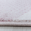 Modern vloerkleed - Streaky Waves Roze Creme