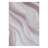 Modern vloerkleed - Streaky Waves Roze Creme