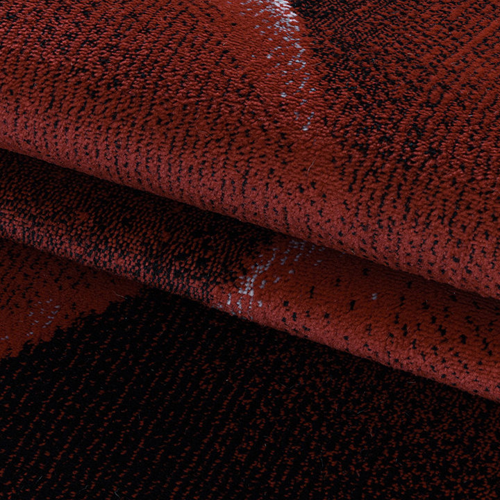 Modern vloerkleed - Streaky Lines Rood - 5