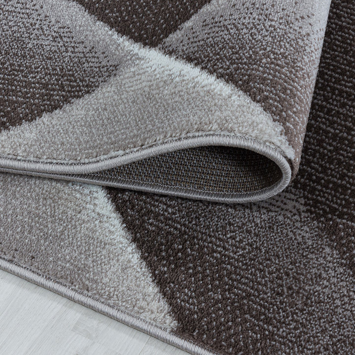 Modern vloerkleed - Streaky Lines Bruin - 4