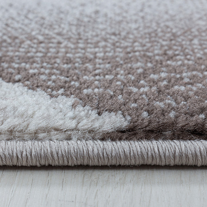 Modern vloerkleed - Streaky Lines Bruin - 3