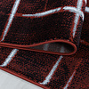 Modern vloerkleed - Streaky Skretch Rood Wit