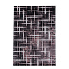 Modern vloerkleed - Streaky Skretch Roze Wit