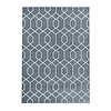 Retro vloerkleed - Stencil Pattern Grijs/Wit - thumbnail 1