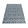 Retro vloerkleed - Stencil Pattern Grijs/Wit - thumbnail 2