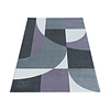 Retro vloerkleed - Stencil Forms Paars/Grijs - thumbnail 2