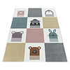 Kindervloerkleed - Fleurtje Dieren Multicolor
