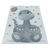Kindervloerkleed - Fleurtje Dino Blauw