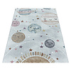 Kindervloerkleed - Fleurtje Planeten Wit
