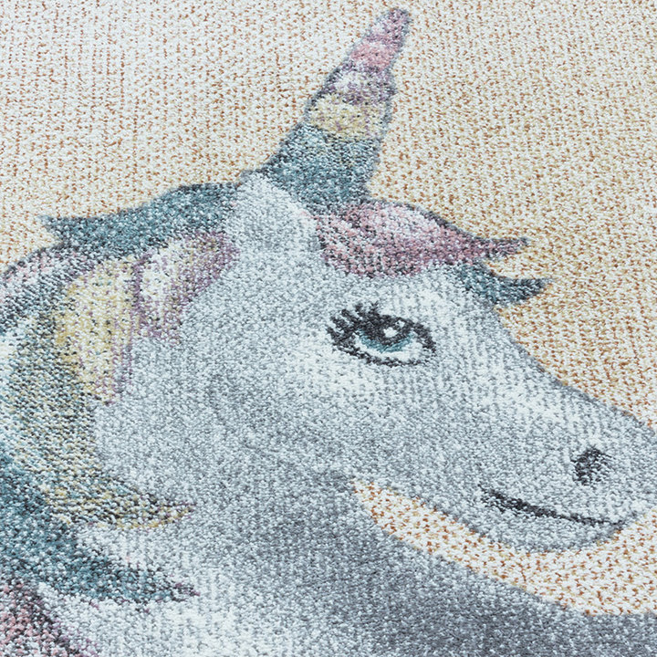 Kindervloerkleed Unicorn - Fleurtje Geel - 6