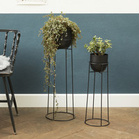 Metalen plantenbak - Melissa 2/set