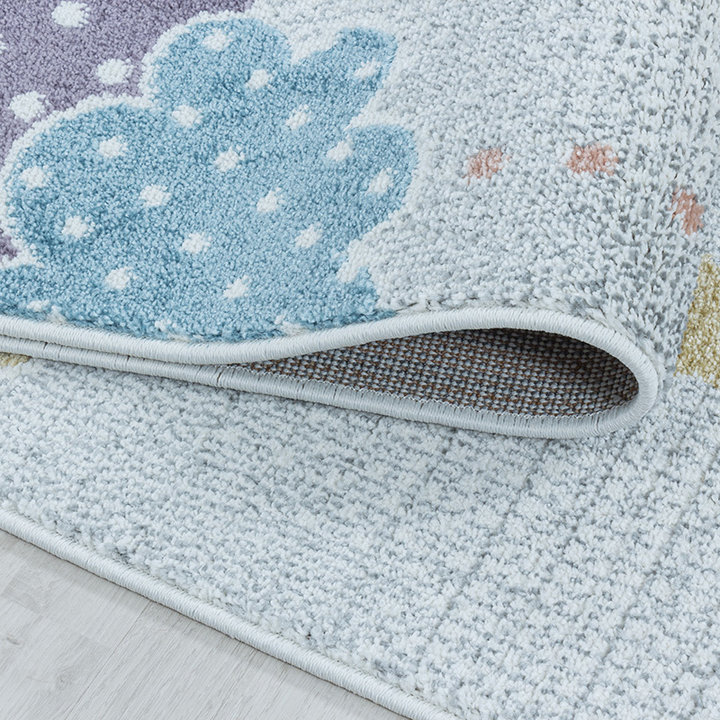 Kindervloerkleed - Lucy Wolken Wit - 4