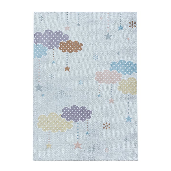 Kindervloerkleed - Lucy Wolken Wit - 1