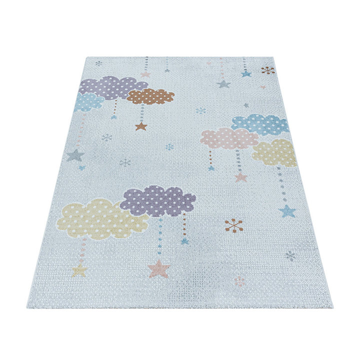 Kindervloerkleed - Lucy Wolken Wit - 2