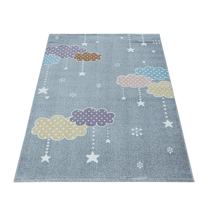 Kindervloerkleed - Lucy Wolken Grijs - 2