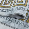 Modern vloerkleed - Marble Edge Grijs Goud