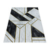 Modern vloerkleed - Marble Design Grijs/Goud