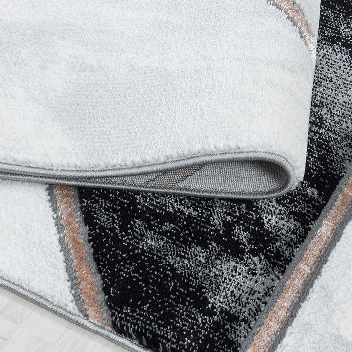 Modern vloerkleed - Marble Design Grijs/Bruin - 4