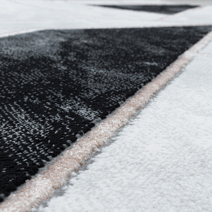 Modern vloerkleed - Marble Design Grijs/Bruin - 5