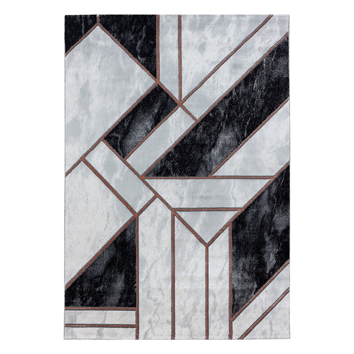 Modern vloerkleed - Marble Design Grijs/Bruin - 1