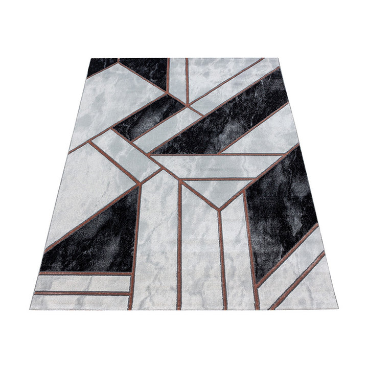 Modern vloerkleed - Marble Design Grijs/Bruin - 2