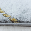 Modern vloerkleed - Marble Branch Grijs Goud
