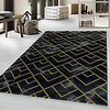 Modern vloerkleed - Marble Pattern Antraciet Goud