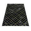 Modern vloerkleed - Marble Pattern Antraciet Goud