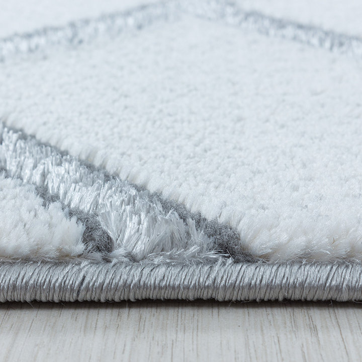Modern vloerkleed - Marble Pattern Grijs/Zilver - 3