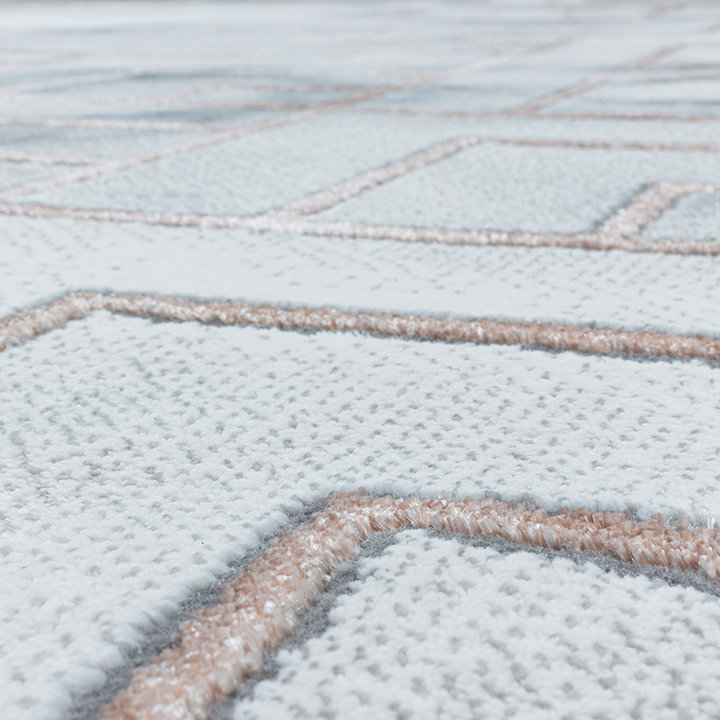 Modern vloerkleed - Marble Pattern Grijs/Bruin - 5