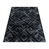 Modern vloerkleed - Marble Square Antraciet/Zilver - thumbnail 2