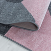 Modern vloerkleed - Optimism Design Roze Grijs
