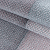 Modern vloerkleed - Optimism Block Roze Grijs
