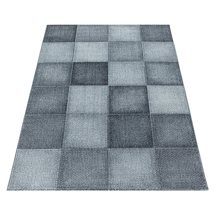 Modern vloerkleed - Optimism Block Zilver/Grijs - 2