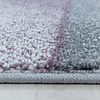 Laagpolig vloerkleed - Smoothly Design Paars/Grijs